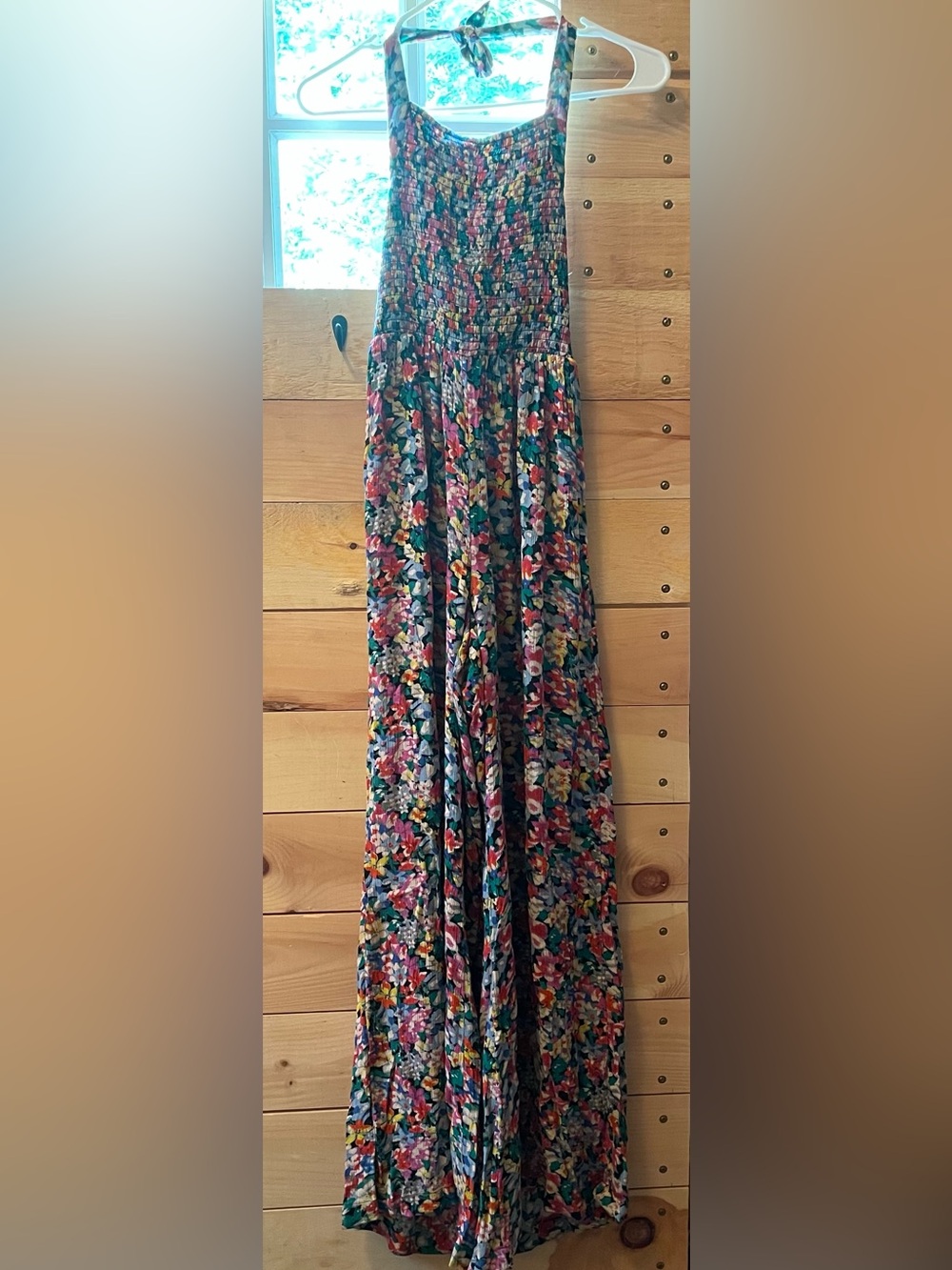 Urban Outfitters Multicolor Floral Halter Jumpsuit, XS